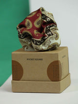 Multicolored Paisley Pocket Square - TOSSIDO