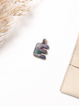 Multicolour Initial E Pendant - TOSSIDO