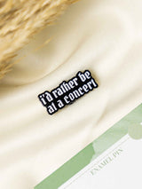 Music head Typography Enamel Pin - TOSSIDO