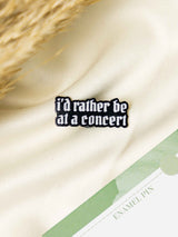 Music head Typography Enamel Pin - TOSSIDO