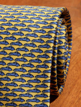 Mustard Cars Printed Necktie - TOSSIDO