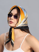 Mustard Stallion Parade Short Scarf - TOSSIDO