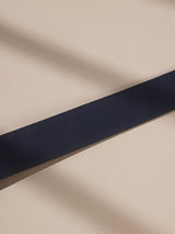 Navy Blue & Black Reversible Leather Belt