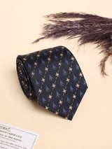 Navy Blue Fighter Jet Performance Silk™ Necktie - TOSSIDO