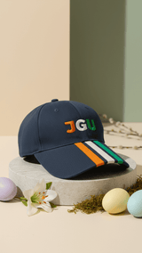Navy Blue JGU Varsity Cap - TOSSIDO
