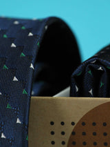 Navy Blue Necktie & Pocket Square Giftset - TOSSIDO