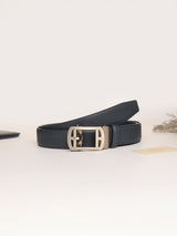 Navy Blue No-Hole Men's Belt