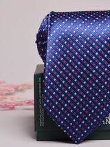 Navy Pin Dot Necktie - TOSSIDO