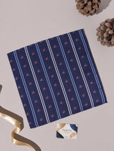 Navy Stripe Performance Silk™ Pocket Square
