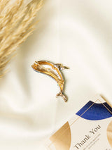 Ocean Grace Dolphin Brooch