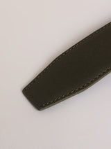 Olive Green No-Hole Men's Belt