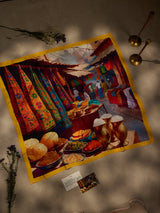 Orange Amritsar Bazaar City Scarf - TOSSIDO