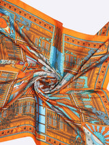 Orange City Print Neckerchief - TOSSIDO