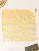 Orange Floral Jacquard Pocket Square - TOSSIDO