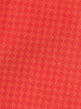 Orange Geometric Woven Cravat & Pocket Square Set - TOSSIDO