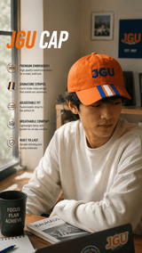 Orange JGU Varsity Cap - TOSSIDO