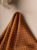 Orange Paisley Jacquard Pocket Square - TOSSIDO