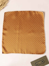 Orange Paisley Jacquard Pocket Square - TOSSIDO