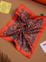 Orange Paisley Pocket Square - TOSSIDO