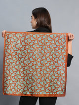 Orange Paisley Short Scarf - TOSSIDO