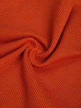 Orange Solid Knitted Pocket Square - TOSSIDO
