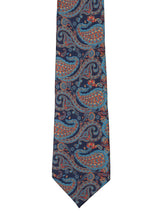 Paisley Printed Necktie & Pocket Square Gift Set - TOSSIDO