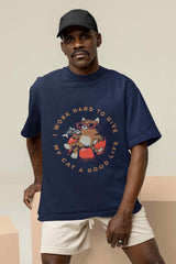 Paws - itive Efforts for Cat's Comfort Oversized Tee - TOSSIDO