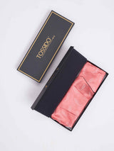 Peach Paisley Woven Cravat & Pocket Square Set - TOSSIDO