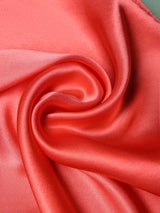 Peach Solid Silk Pocket Square - TOSSIDO