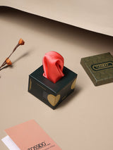 Peach Solid Silk Pocket Square - TOSSIDO
