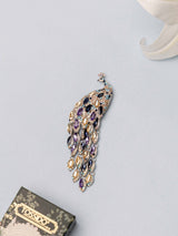 Peacock Designer Brooch - TOSSIDO