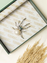 Pearl Spider Brooch - TOSSIDO
