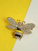 Pearled Honeybee Brooch - TOSSIDO
