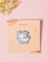 Philanthropy Typography Enamel Pin