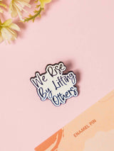 Philanthropy Typography Enamel Pin