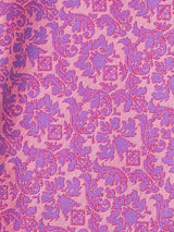 Pink Abstract Woven Cravat & Pocket Square Set - TOSSIDO