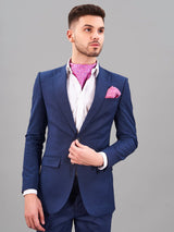 Pink Abstract Woven Cravat & Pocket Square Set - TOSSIDO