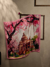 Pink Bengaluru Garden City Scarf - TOSSIDO