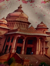Pink Bengaluru Garden City Scarf - TOSSIDO