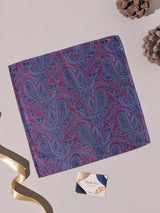 Pink & Blue Paisley Performance Silk™ Pocket Square - TOSSIDO