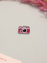 Pink Camera Enamel Pin - TOSSIDO
