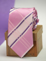 Pink Check Necktie