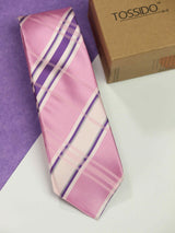 Pink Check Necktie