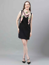 Pink Floral Scarf & Scarf Bag Set - TOSSIDO