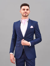 Pink Floral Woven Cravat & Pocket Square Set - TOSSIDO