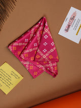 Pink Geometric Pocket Square - TOSSIDO