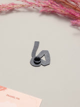 Pink Measuring Tape Enamel Pin