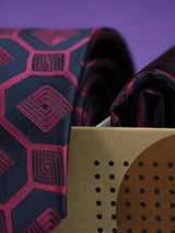 Pink Necktie & Pocket Square Giftset - TOSSIDO