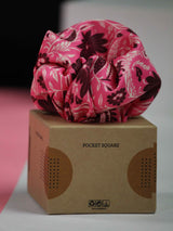 Pink Paisley Pocket Square - TOSSIDO