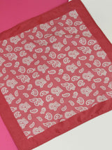 Pink Paisley Pocket Square - TOSSIDO